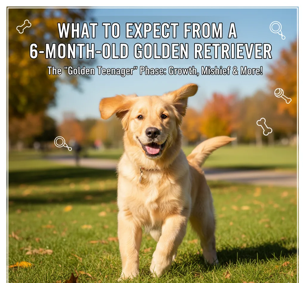 6-month-old Golden Retriever