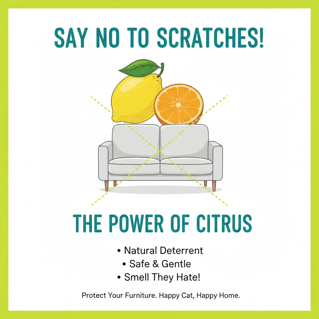 What smell do cats hate to stop scratching