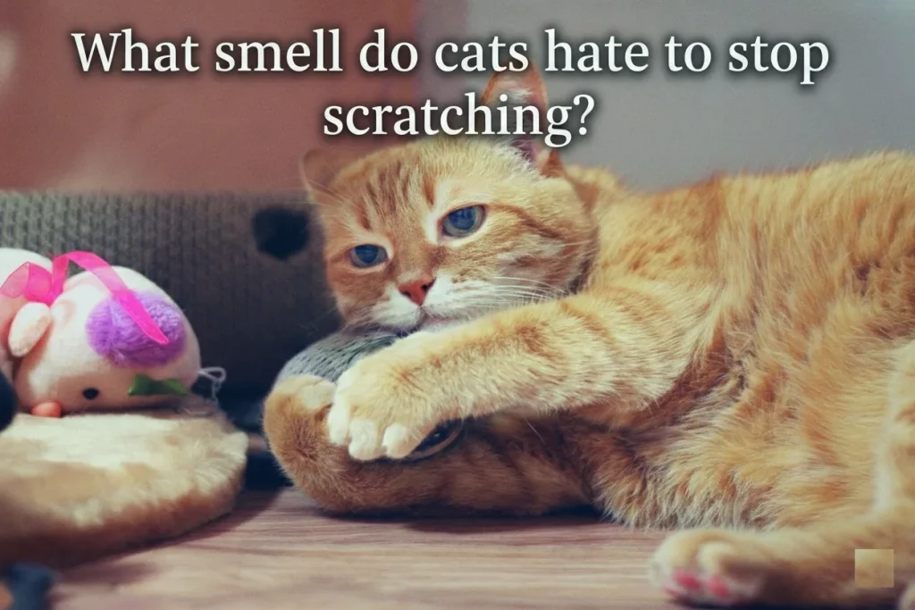 What smell do cats hate to stop scratching