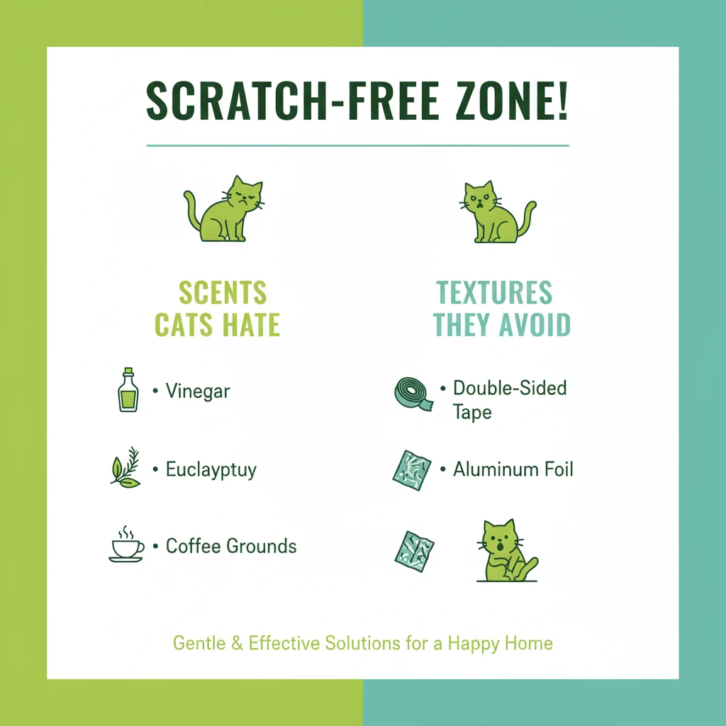 What smell do cats hate to stop scratching