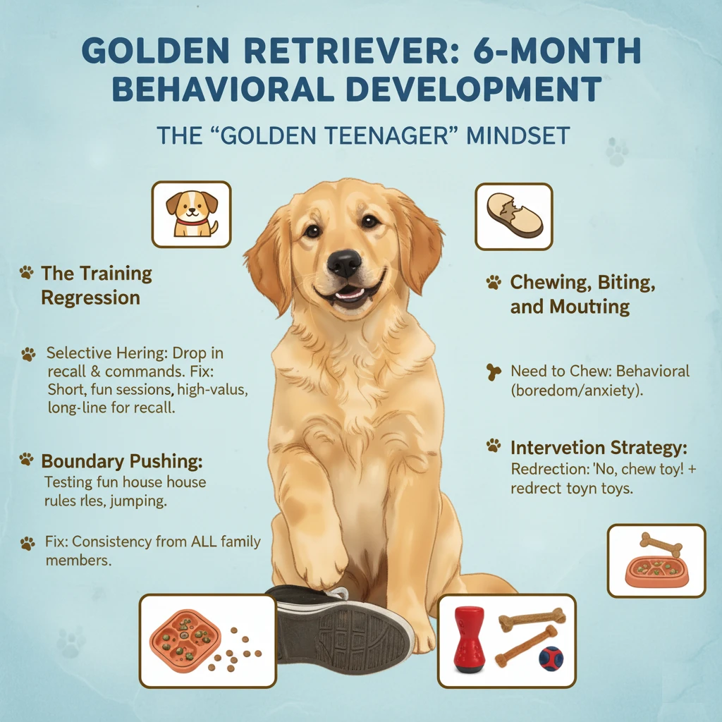 what to expect from a 6-month-old golden retriever