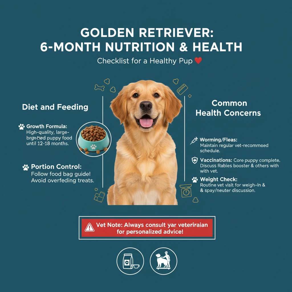 what to expect from a 6-month-old golden retriever
